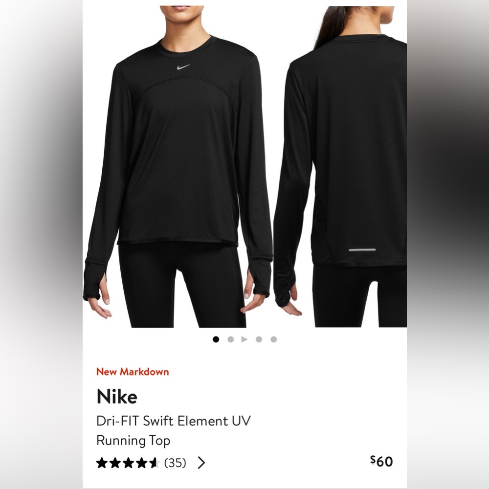 Nike Dry-Fit Swift Element Uv Running Top, Xl, Bl… - image 6